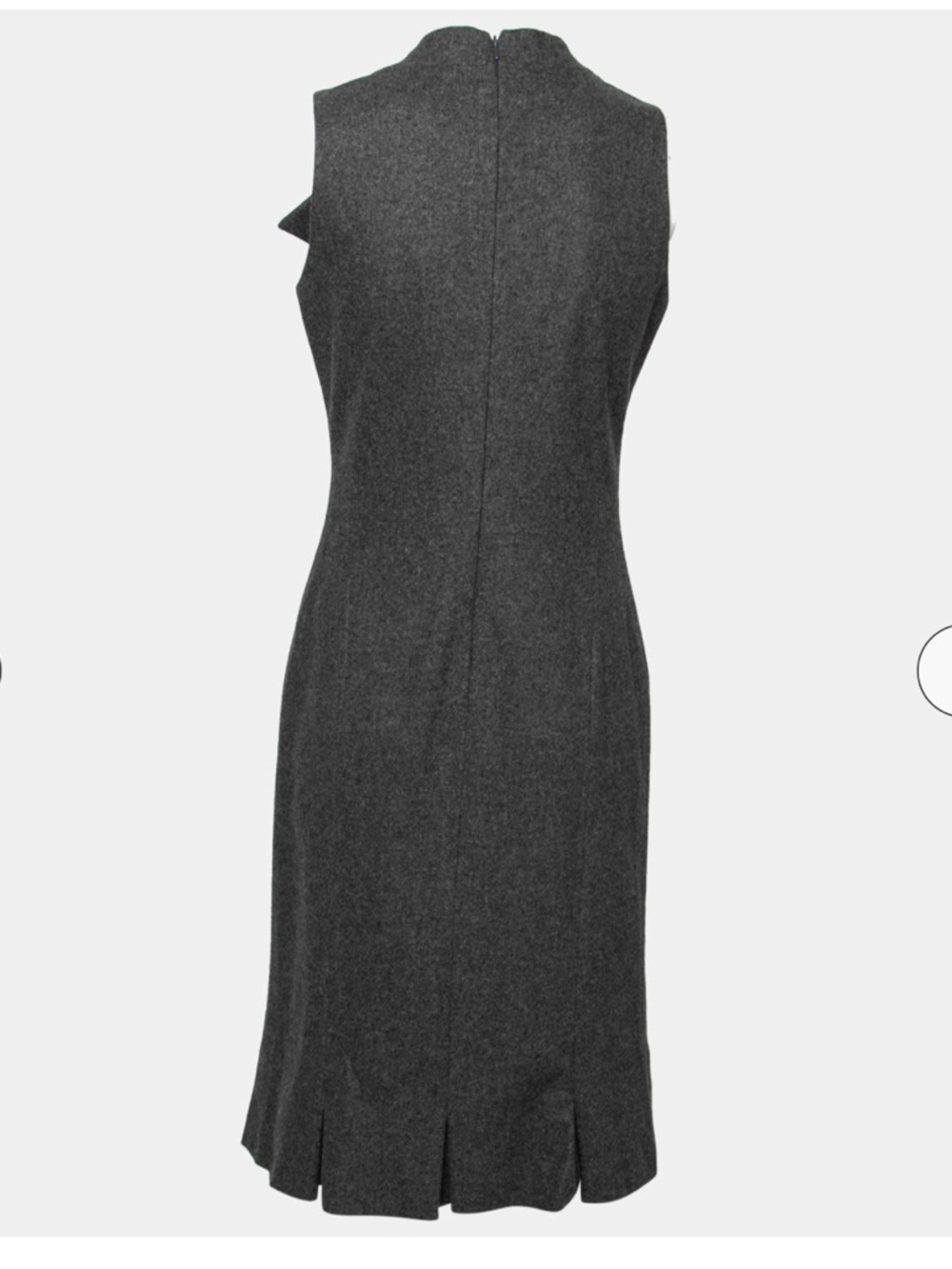 Giorgio Armani Wool Knot Detail Midi Dress Size 40 - Picture 4 of 13